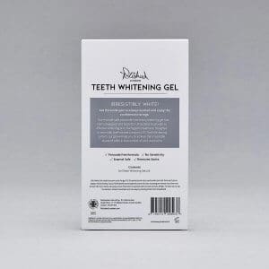 Polished London - Teeth Whitening Kit Gel Refill reverse of packaging