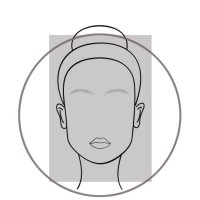 Oblong Face Shape Diagram Woman