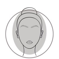 Oval Face Shape Diagram Woman