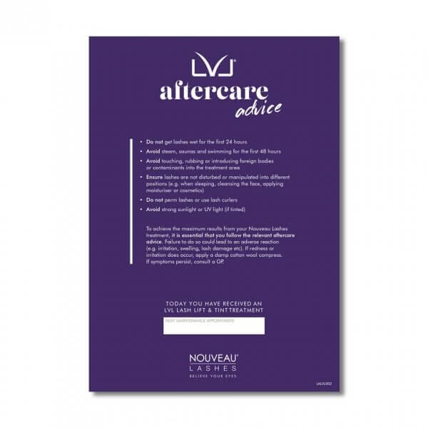 LVL Aftercare Cards (50) Front